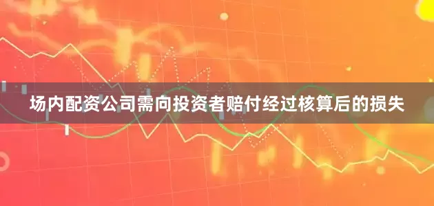 场内配资公司需向投资者赔付经过核算后的损失